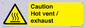 WM16559: Caution Hot vent / exhaust