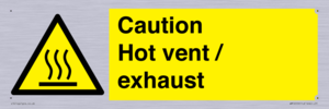 WM16559: Caution Hot vent / exhaust