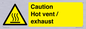 WM16559: Caution Hot vent / exhaust