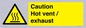 WM16559: Caution Hot vent / exhaust