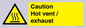 WM16559: Caution Hot vent / exhaust