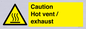 WM16559: Caution Hot vent / exhaust