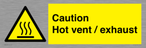WM16559: Caution Hot vent / exhaust