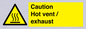 WM16559: Caution Hot vent / exhaust
