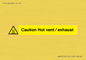 WM16559: Caution Hot vent / exhaust