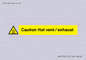 WM16559: Caution Hot vent / exhaust