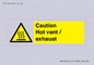 WM16559: Caution Hot vent / exhaust