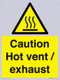 WM16559: Caution Hot vent / exhaust
