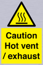 WM16559: Caution Hot vent / exhaust