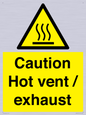 WM16559: Caution Hot vent / exhaust
