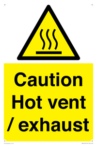 WM16559: Caution Hot vent / exhaust