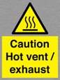 WM16559: Caution Hot vent / exhaust