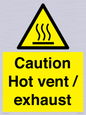 WM16559: Caution Hot vent / exhaust