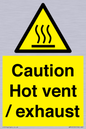 WM16559: Caution Hot vent / exhaust