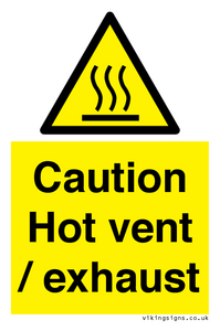 WM16559: Caution Hot vent / exhaust
