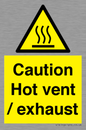 WM16559: Caution Hot vent / exhaust
