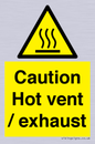 WM16559: Caution Hot vent / exhaust