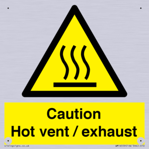 WM16559: Caution Hot vent / exhaust