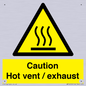 WM16559: Caution Hot vent / exhaust