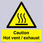 WM16559: Caution Hot vent / exhaust