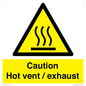 WM16559: Caution Hot vent / exhaust