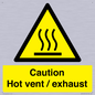 WM16559: Caution Hot vent / exhaust
