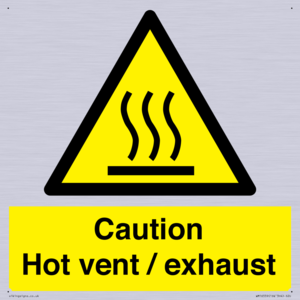 WM16559: Caution Hot vent / exhaust