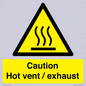 WM16559: Caution Hot vent / exhaust