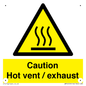 WM16559: Caution Hot vent / exhaust