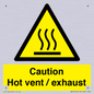 WM16559: Caution Hot vent / exhaust
