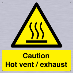 WM16559: Caution Hot vent / exhaust