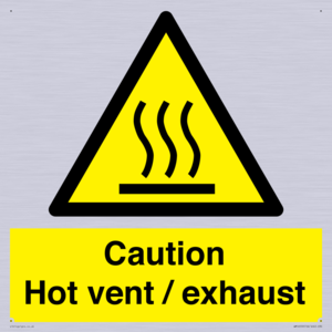 WM16559: Caution Hot vent / exhaust