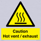 WM16559: Caution Hot vent / exhaust