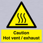 WM16559: Caution Hot vent / exhaust