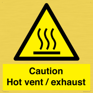 WM16559: Caution Hot vent / exhaust