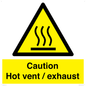 WM16559: Caution Hot vent / exhaust