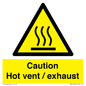 WM16559: Caution Hot vent / exhaust