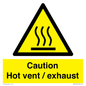WM16559: Caution Hot vent / exhaust