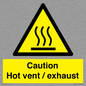 WM16559: Caution Hot vent / exhaust