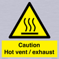 WM16559: Caution Hot vent / exhaust