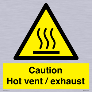 WM16559: Caution Hot vent / exhaust