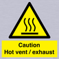 WM16559: Caution Hot vent / exhaust