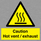 WM16559: Caution Hot vent / exhaust