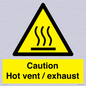 WM16559: Caution Hot vent / exhaust