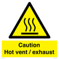 WM16559: Caution Hot vent / exhaust