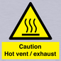 WM16559: Caution Hot vent / exhaust