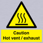 WM16559: Caution Hot vent / exhaust