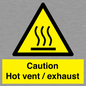 WM16559: Caution Hot vent / exhaust