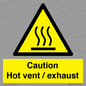 WM16559: Caution Hot vent / exhaust