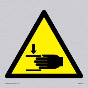 WM5180: Hand Injury Symbol Only Sign